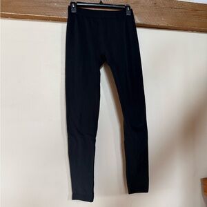 Pink Rose Black Stretch Leggings - Comfortable Everyday Bottoms